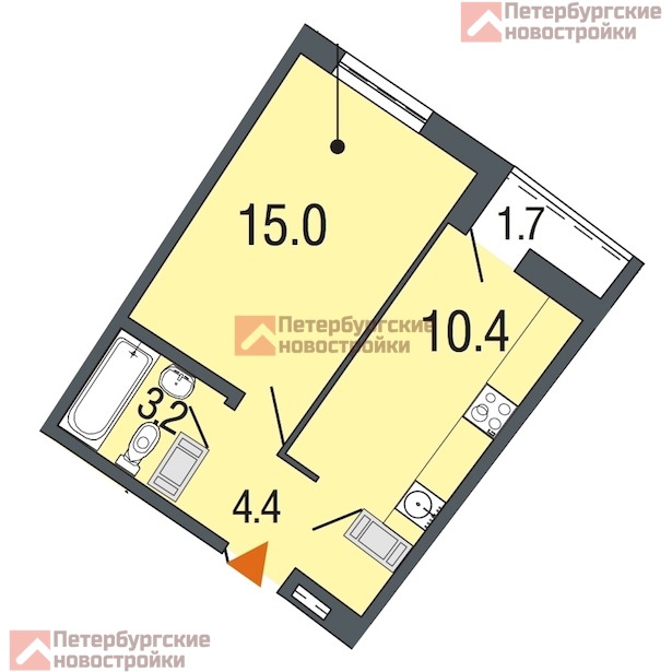 Купить 1 Ком Спб Новостройка От Застройщика