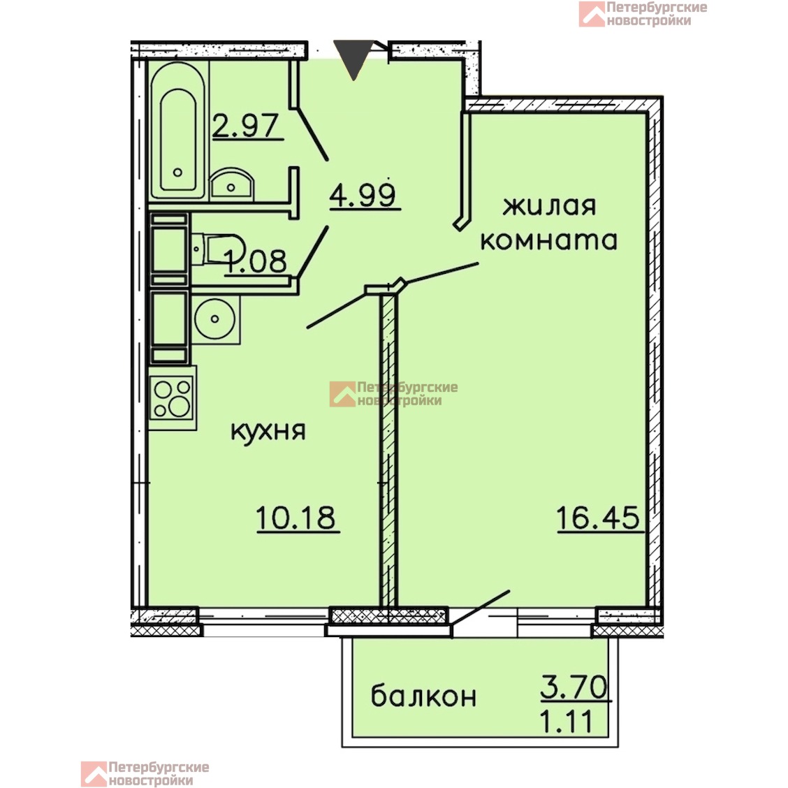 Купить Студию На Парнасе От Застройщика Главстрой