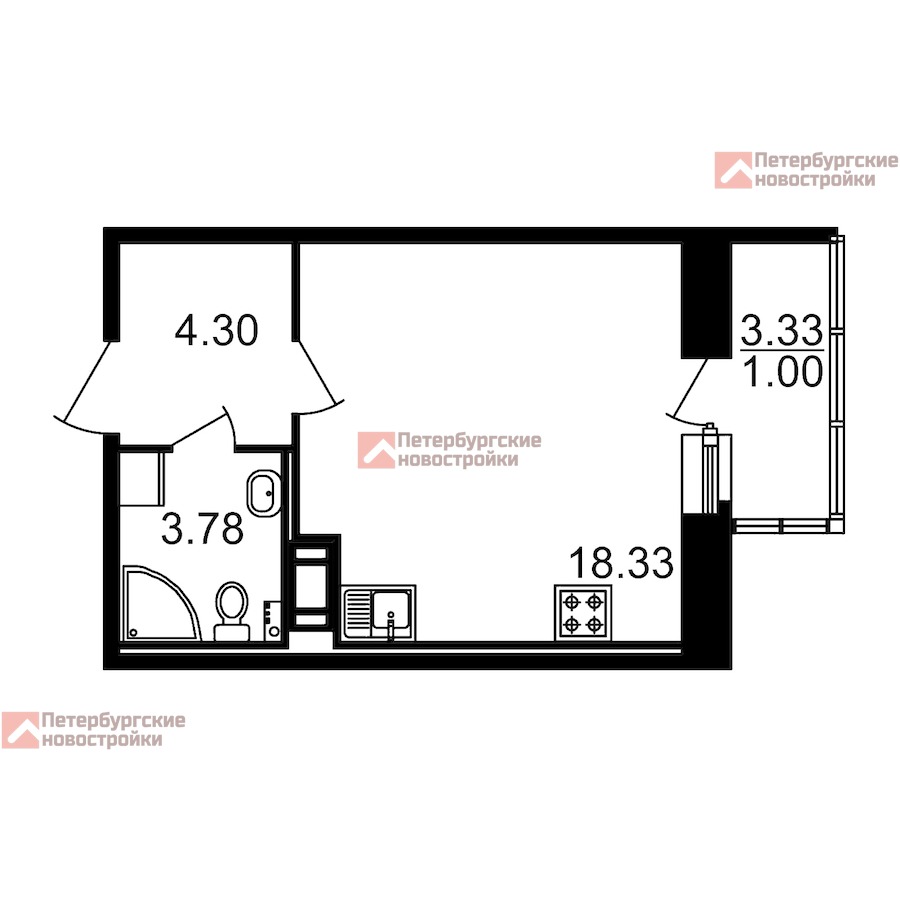 Студия В Спб Купить Новостройка